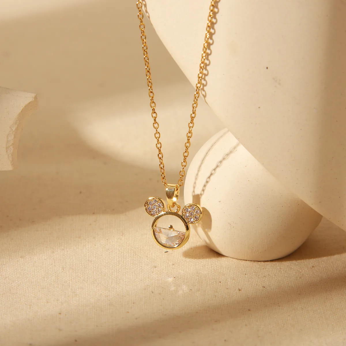 Golden Mousey Necklace