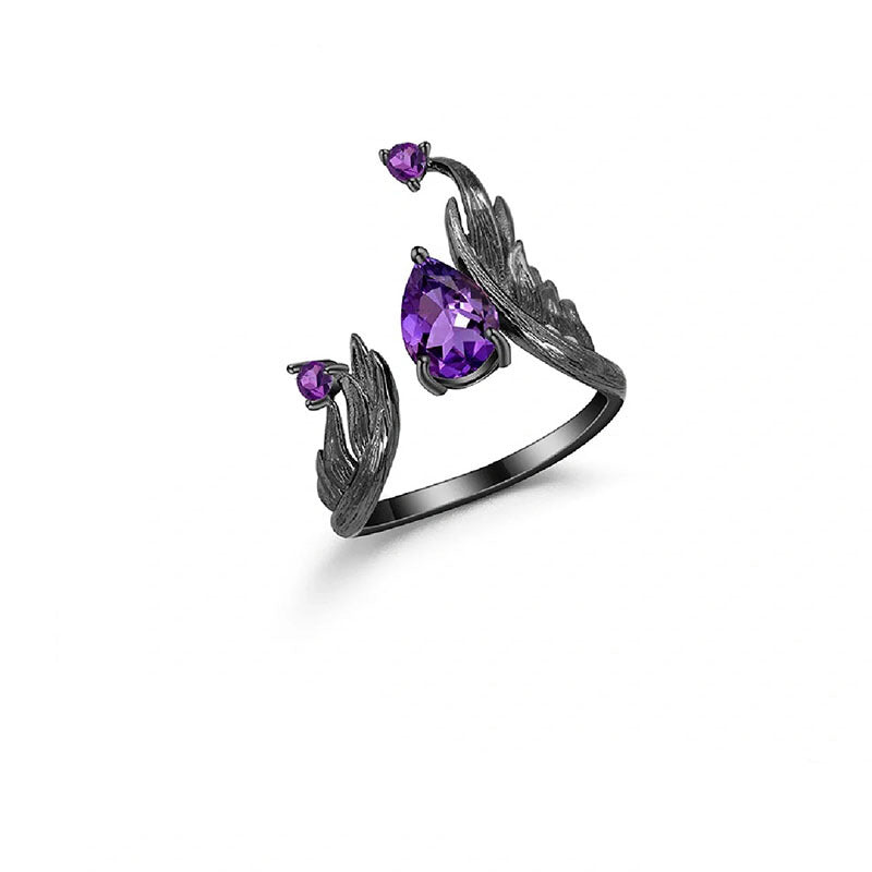Violet Phoenix Ring