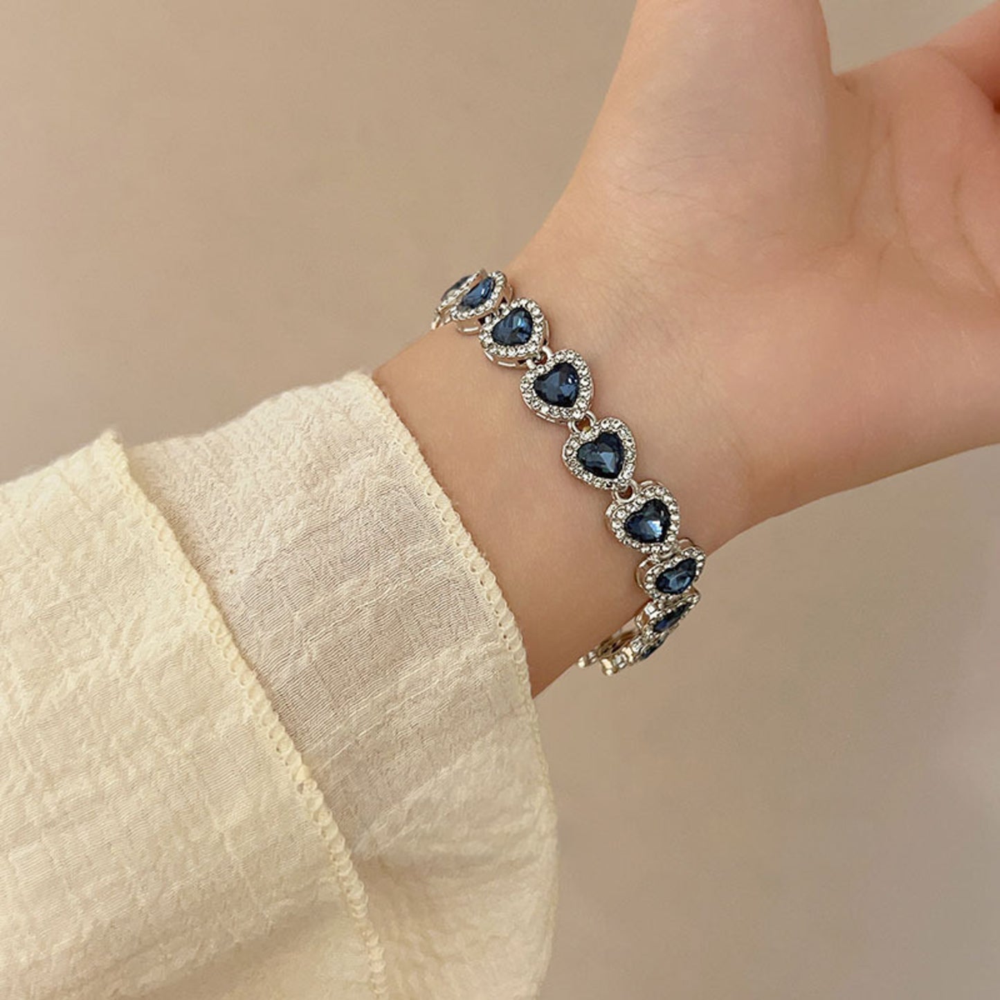 Azure Heartline Bracelet