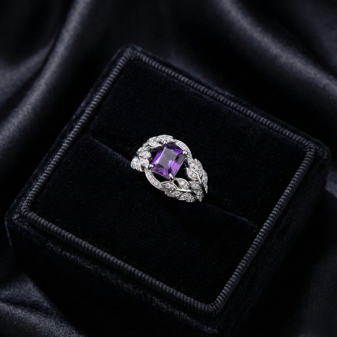 Imperial Amethyst Crown Ring