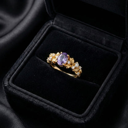 Amethyst Bloom Ring