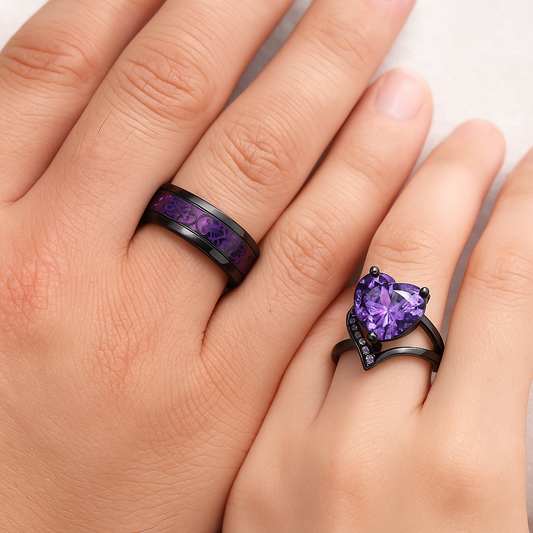 Twilight Amethyst Rings