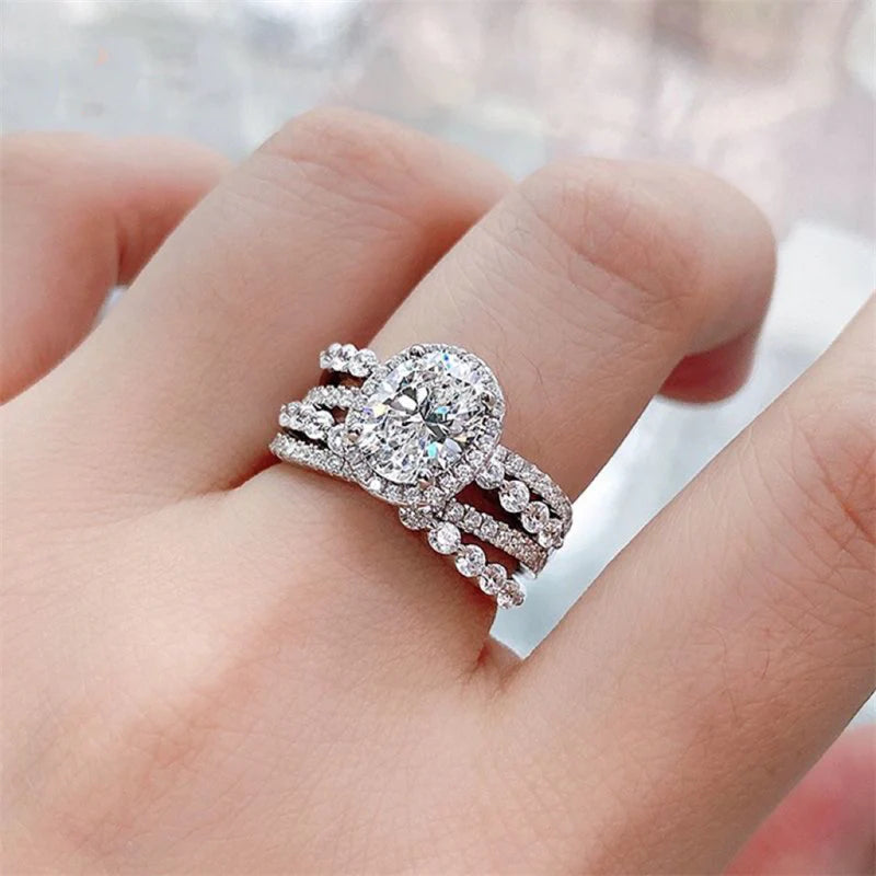 Crystal Crown Ring