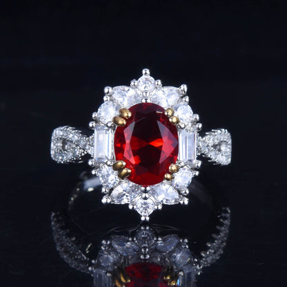 Crimson Crown Ring