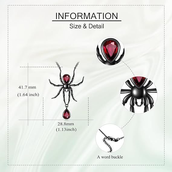 Bloody Web Pendant