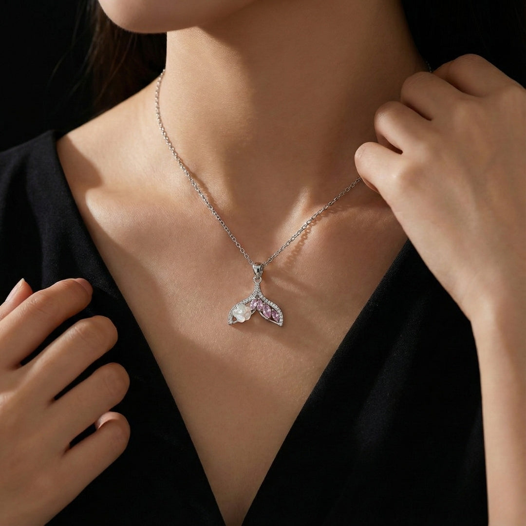 Pink Mermaid Necklace