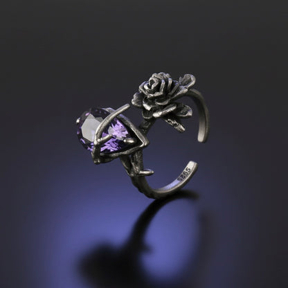 Violet Thorns Ring