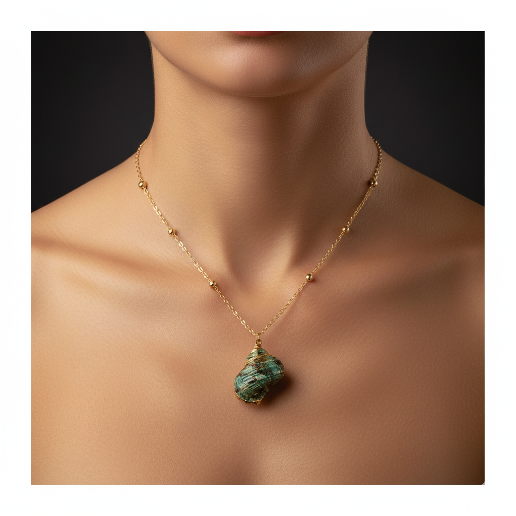 Verdant Wave Necklace