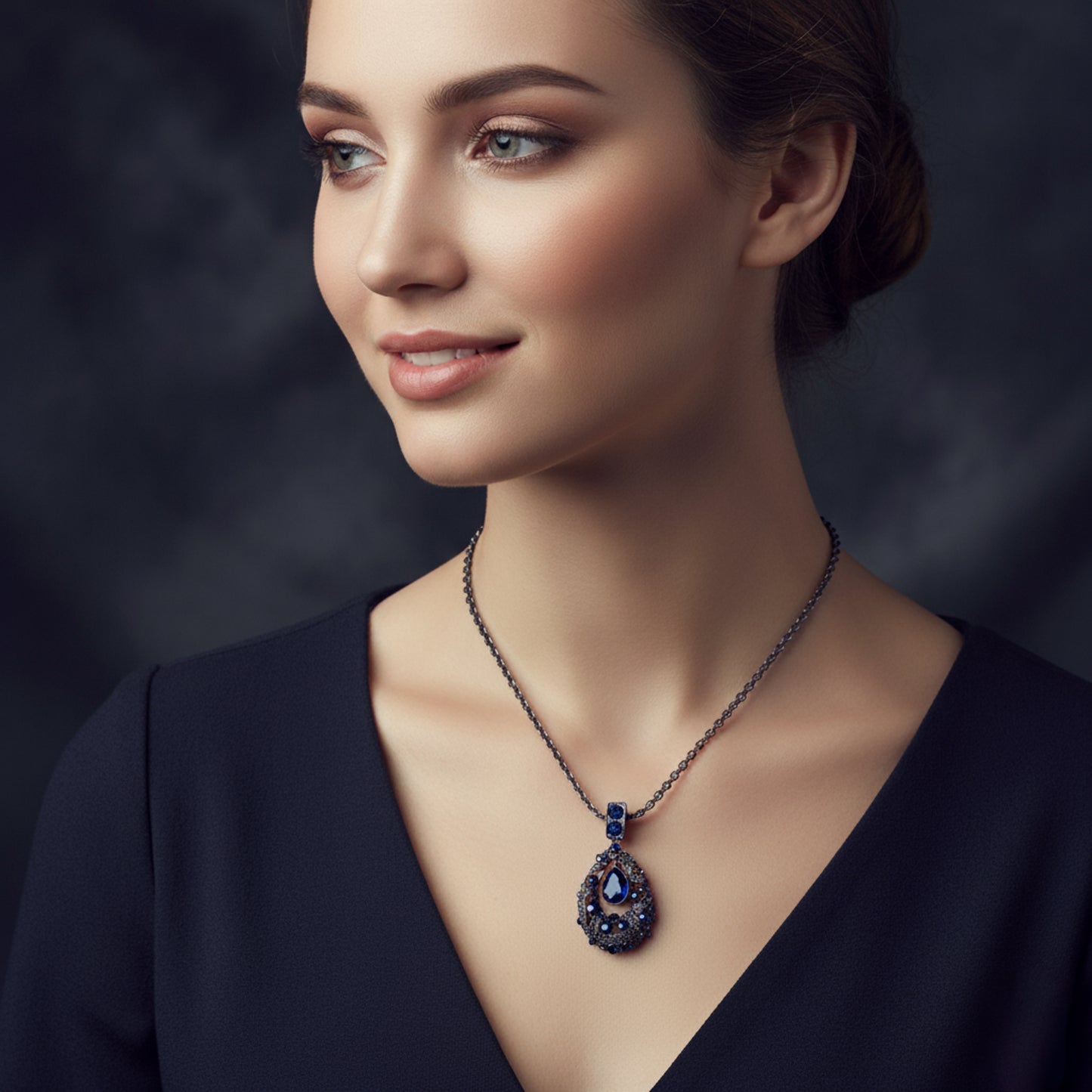 Royale Sapphire  Necklace