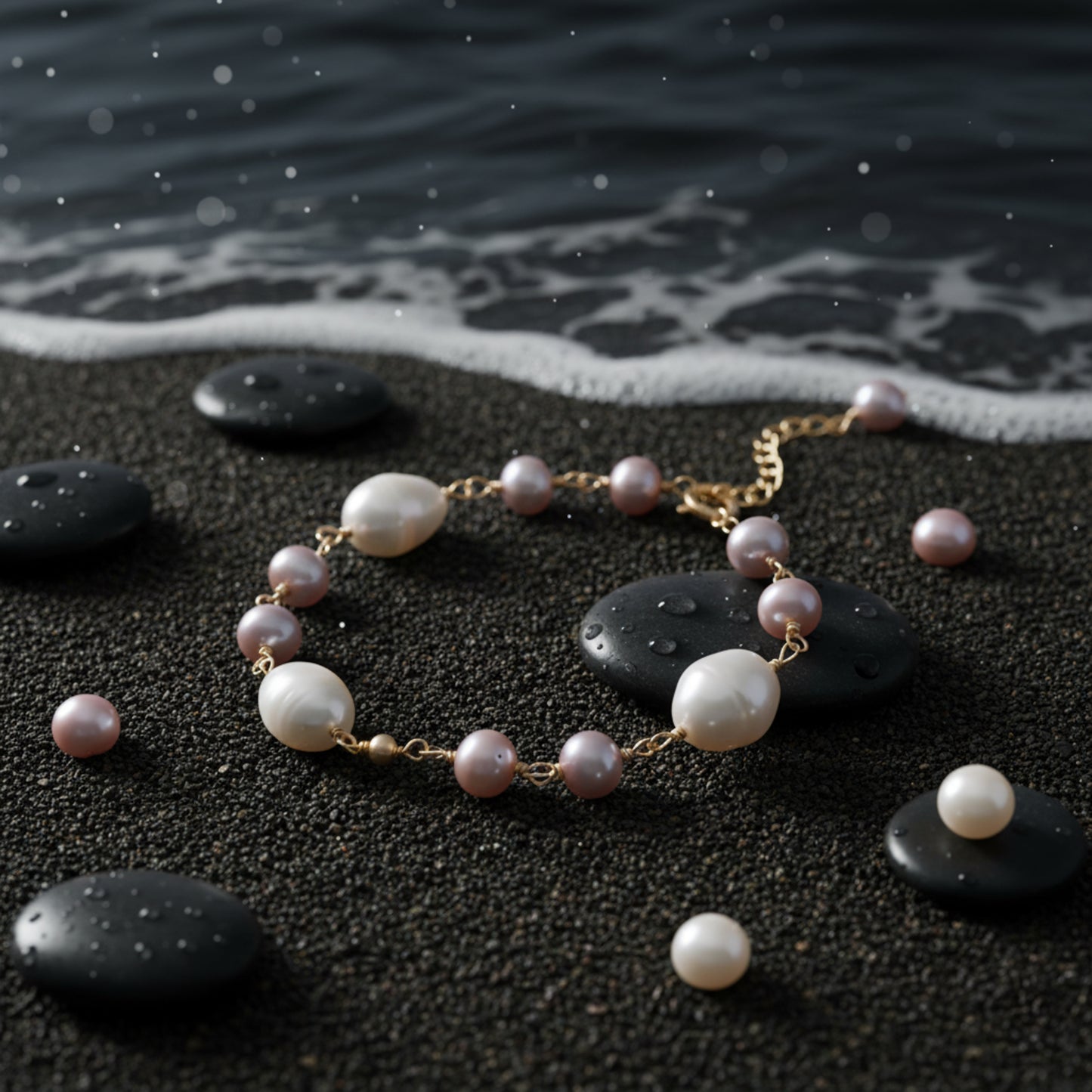 Drop of Pearls Bracelet