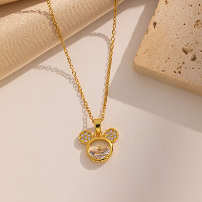 Golden Mousey Necklace