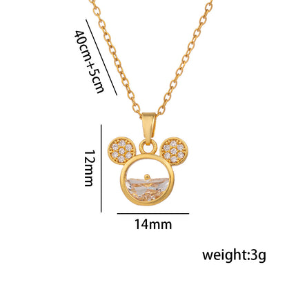 Golden Mousey Necklace