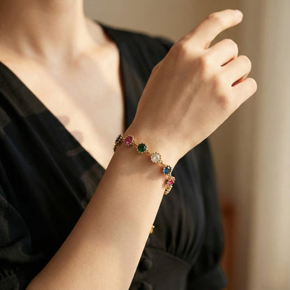 Royal Glow Multigem Bracelet