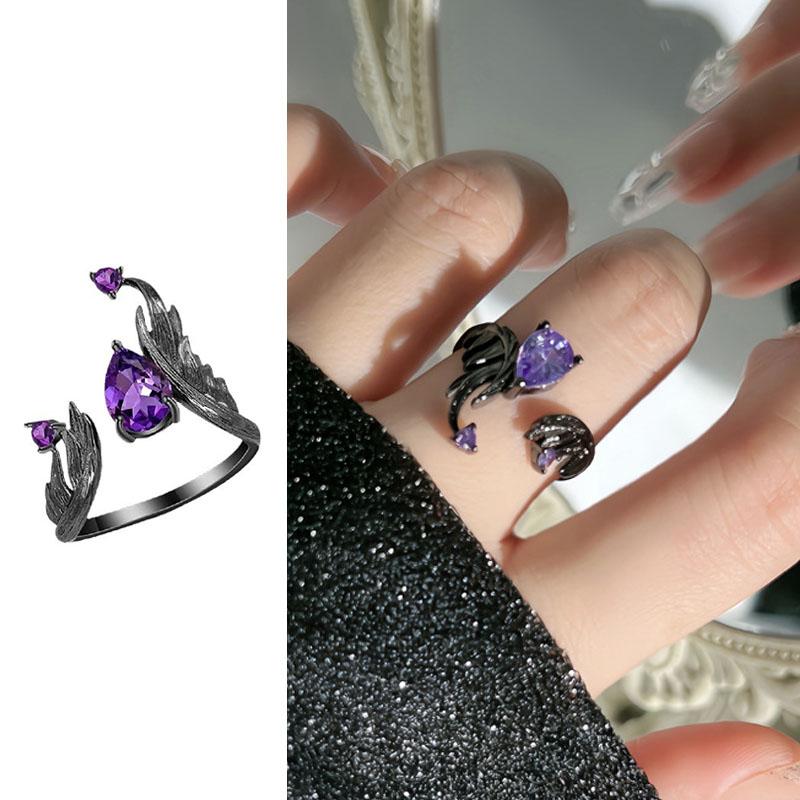 Violet Phoenix Ring