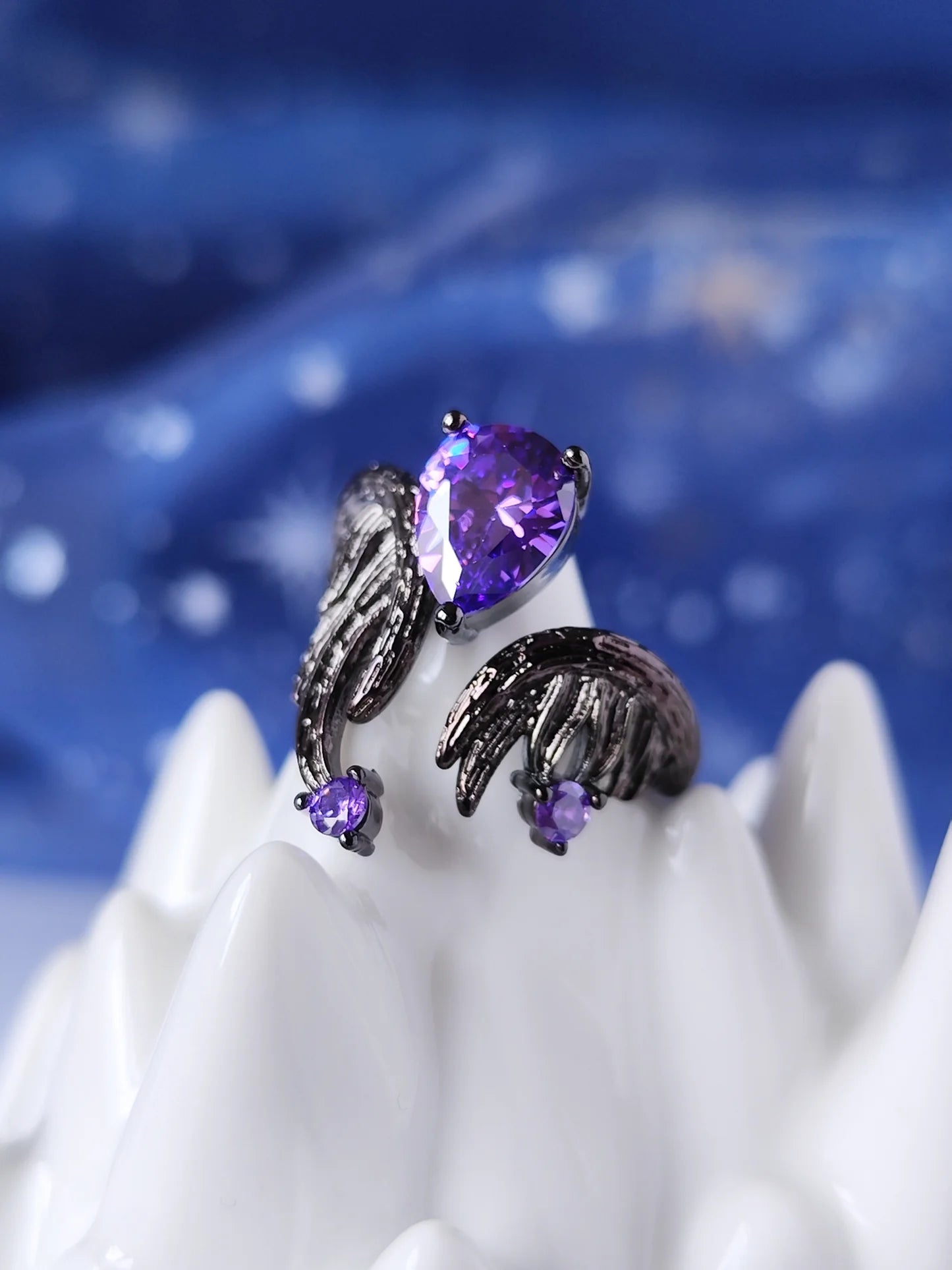 Violet Phoenix Ring