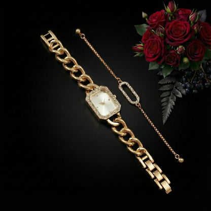 Gleaming Charm Watch Set