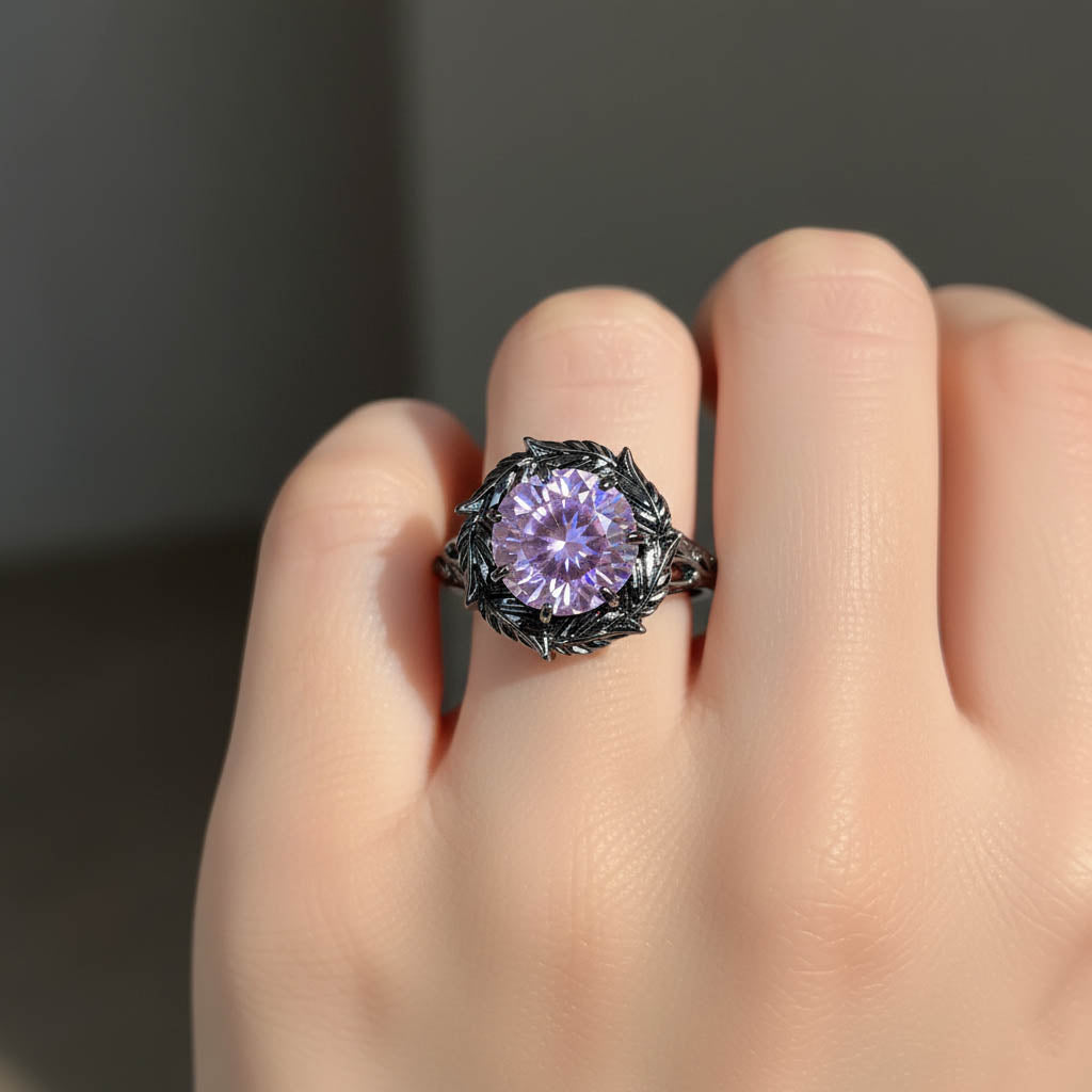 Lilac Radiance Ring