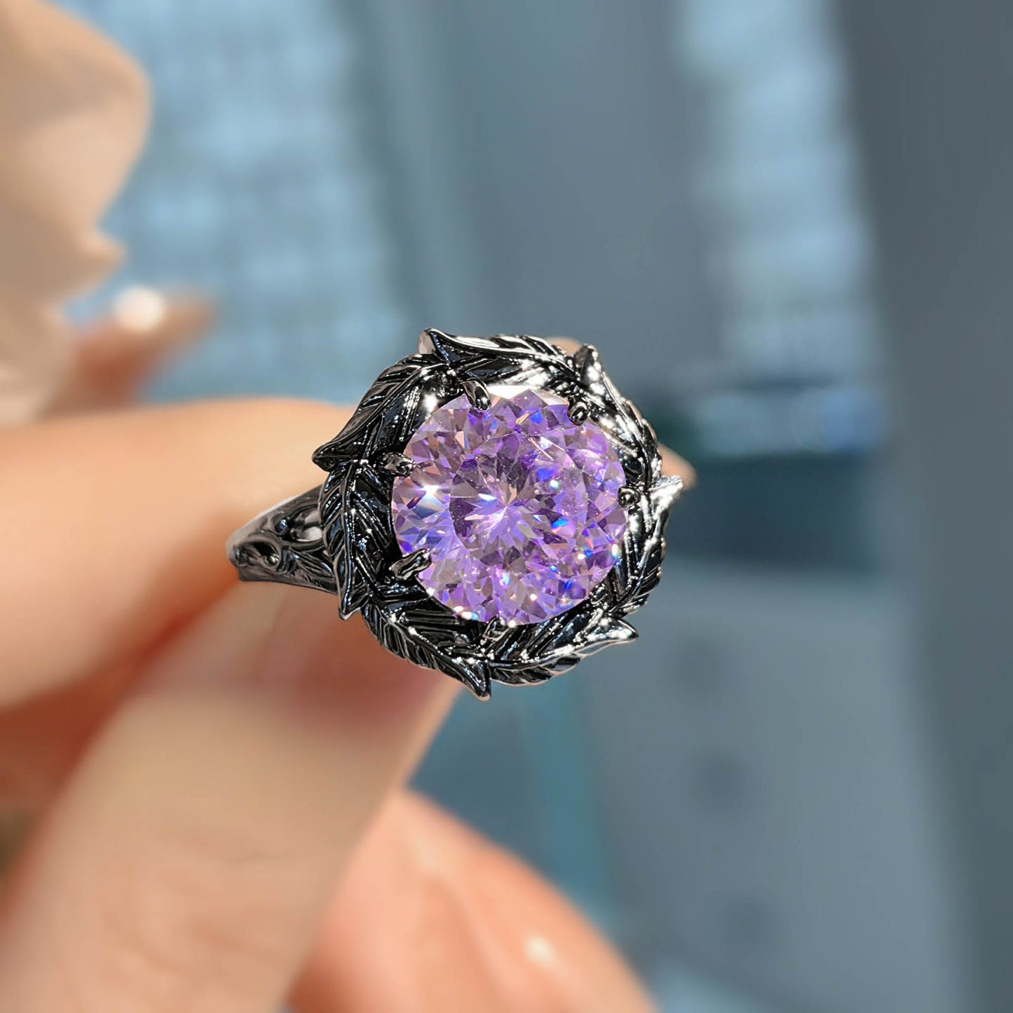 Lilac Radiance Ring