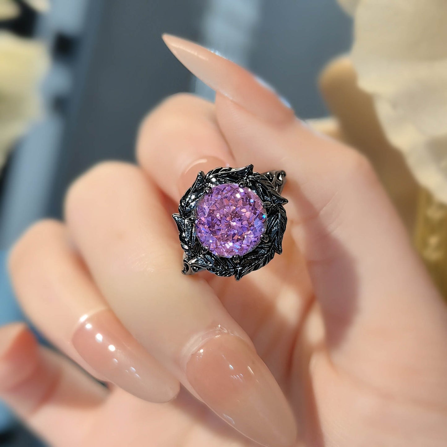 Lilac Radiance Ring