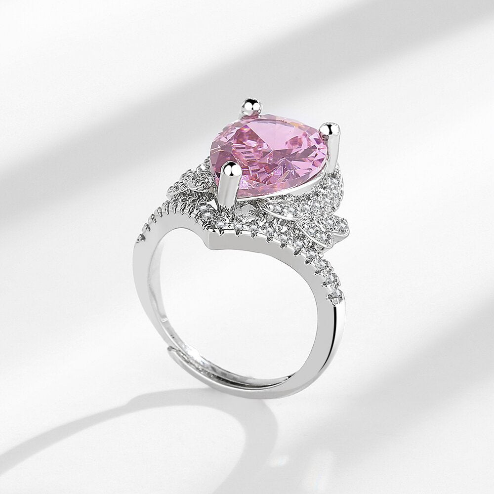 Fuchsia Flare Ring