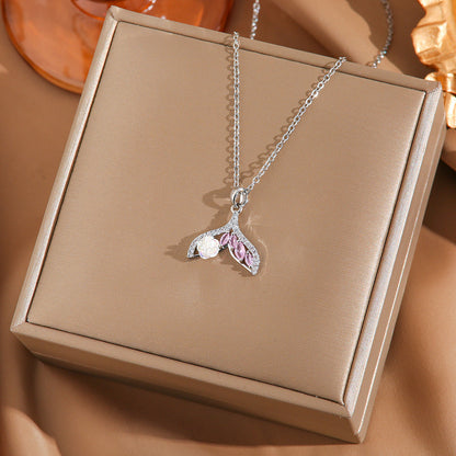 Pink Mermaid Necklace