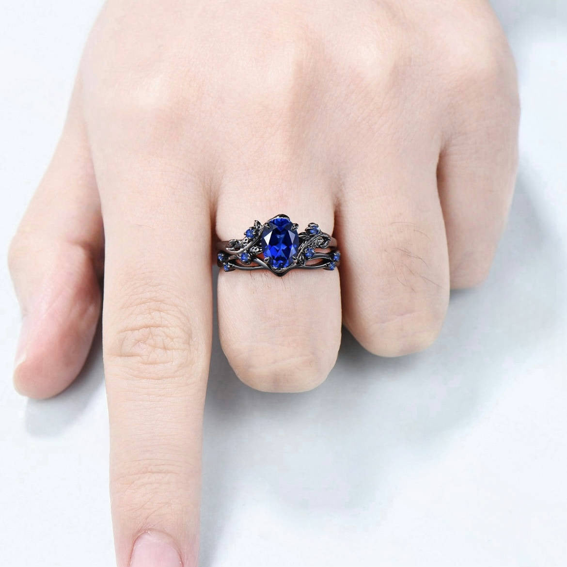 Midnight Mystery in Sapphire Veil