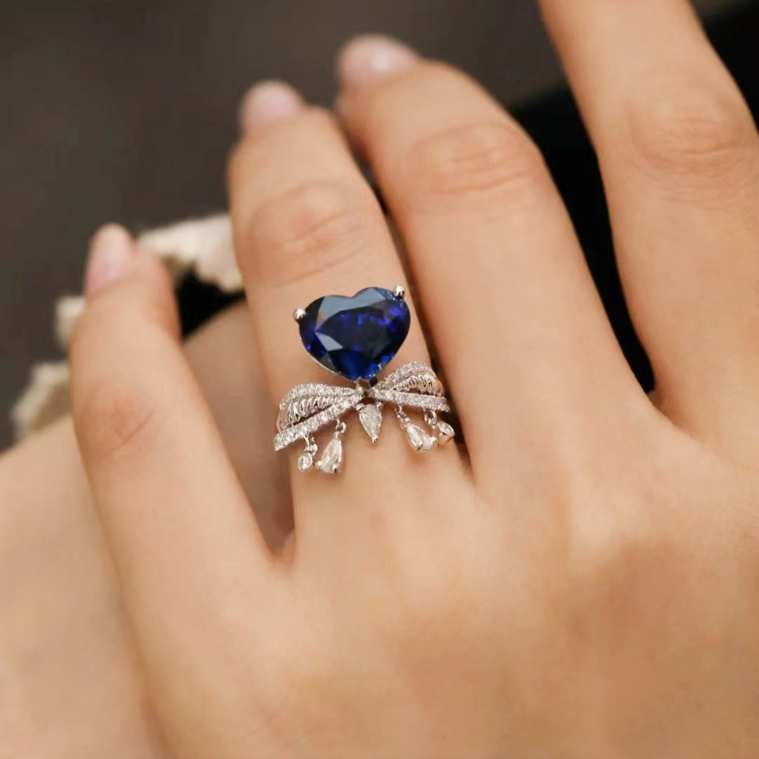 Sapphire Promise Ring