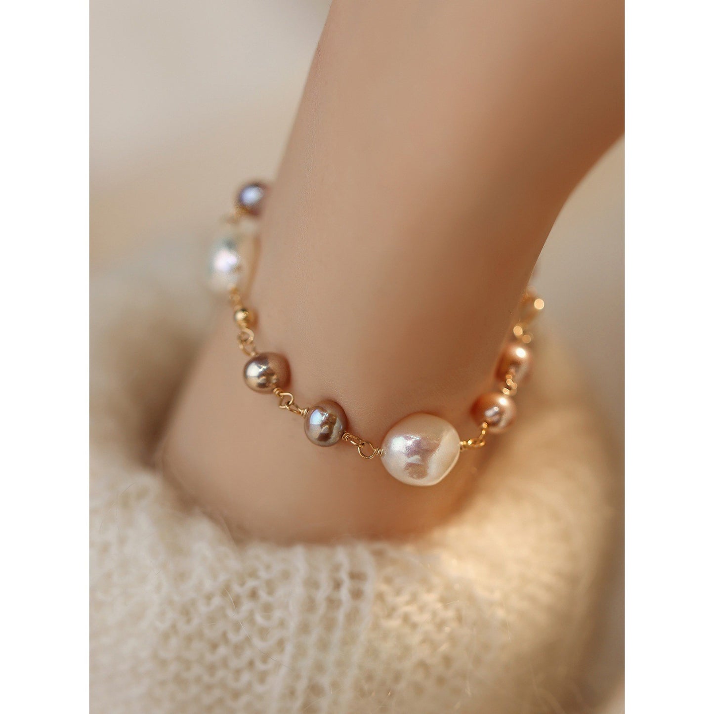 Drop of Pearls Bracelet