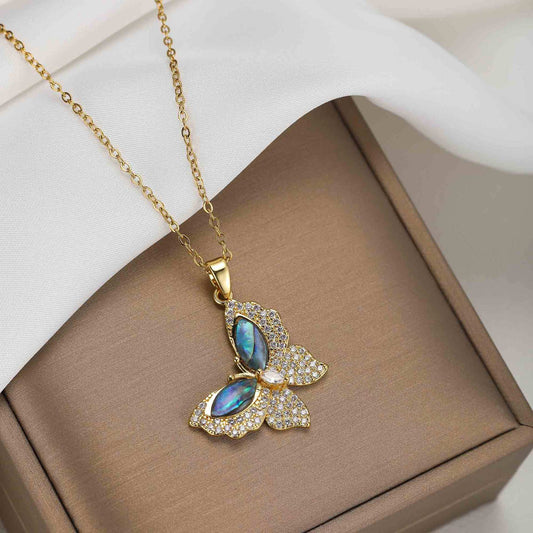 Golden Papillon Neckpiece