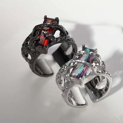 Eclipse Crown - Gothic Gem Rings