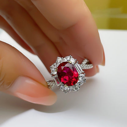 Crimson Crown Ring