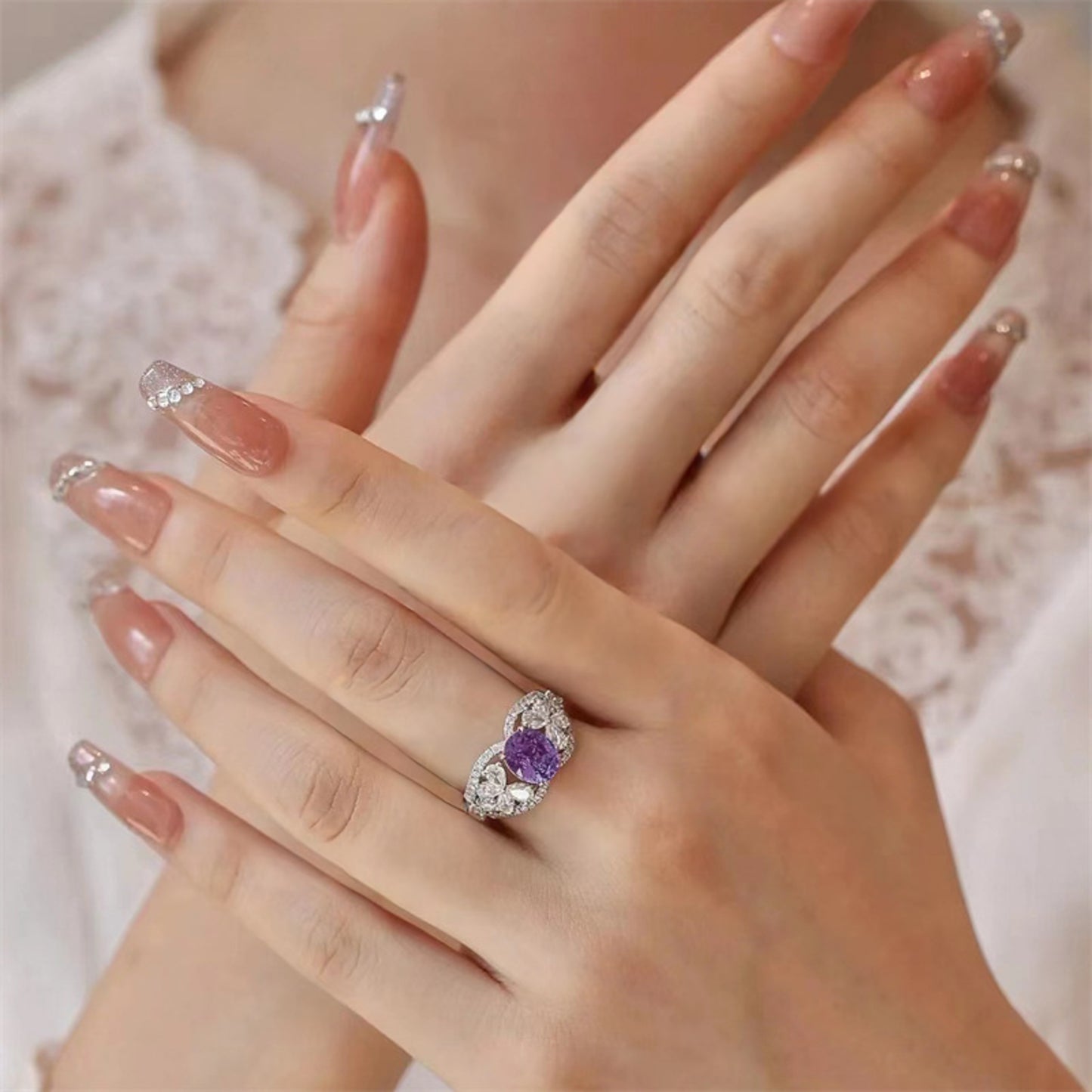 Lilac Whisper Ring