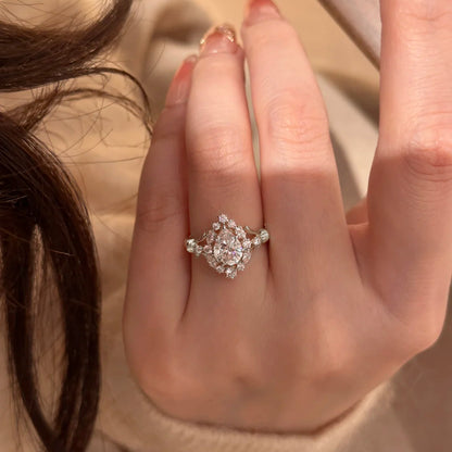 Radiant Lily Petal Ring