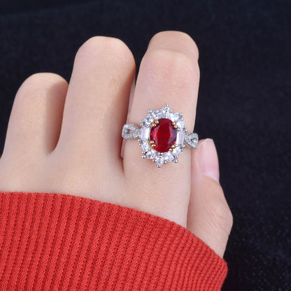 Crimson Crown Ring