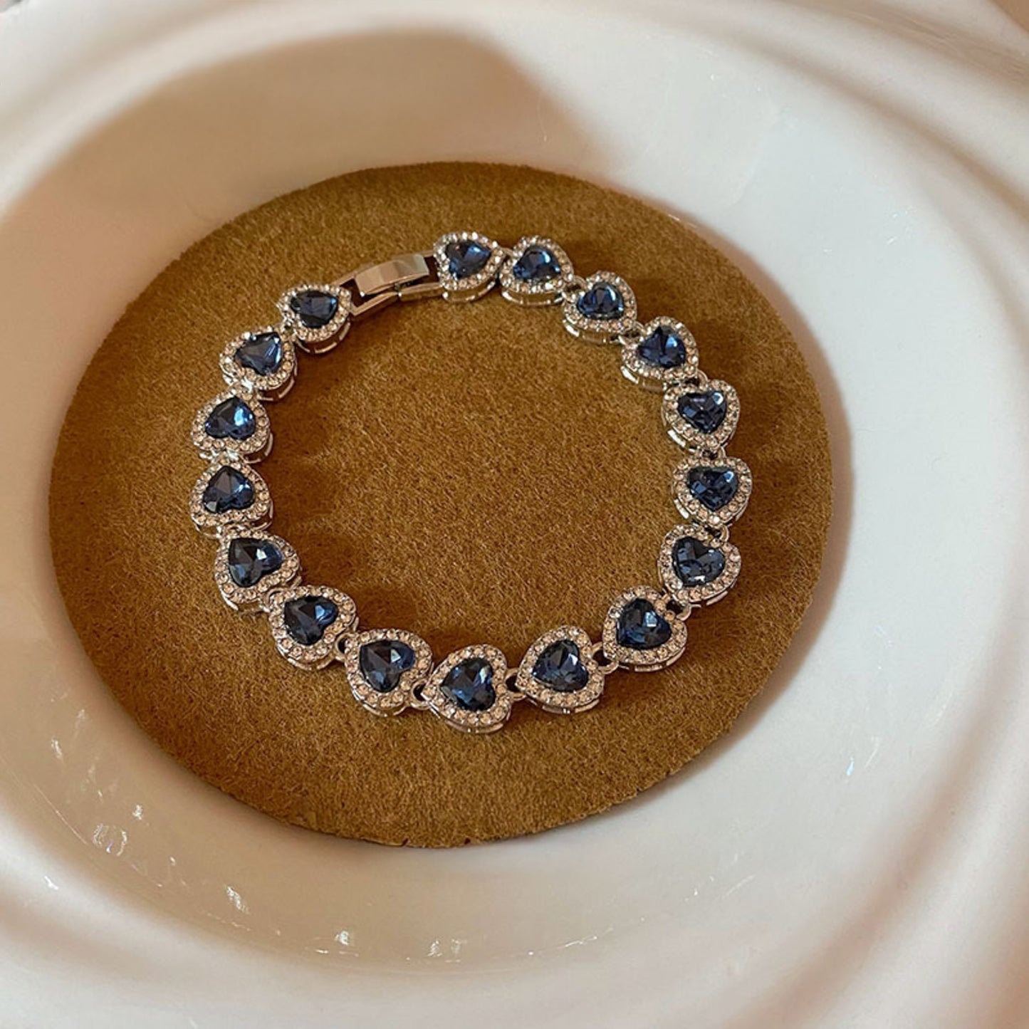 Azure Heartline Bracelet