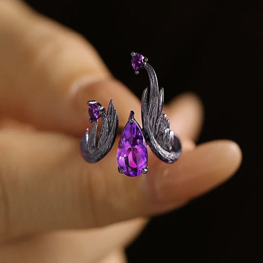 Violet Phoenix Ring