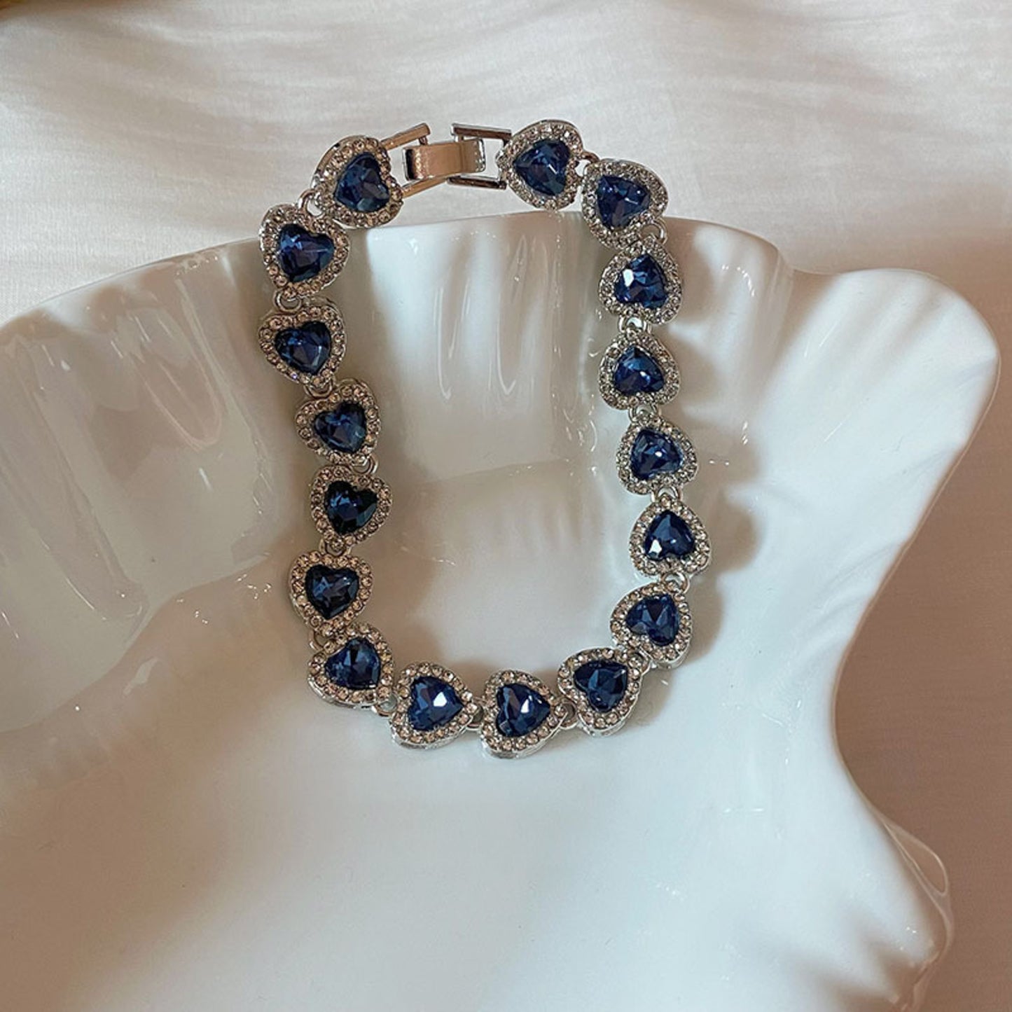Azure Heartline Bracelet