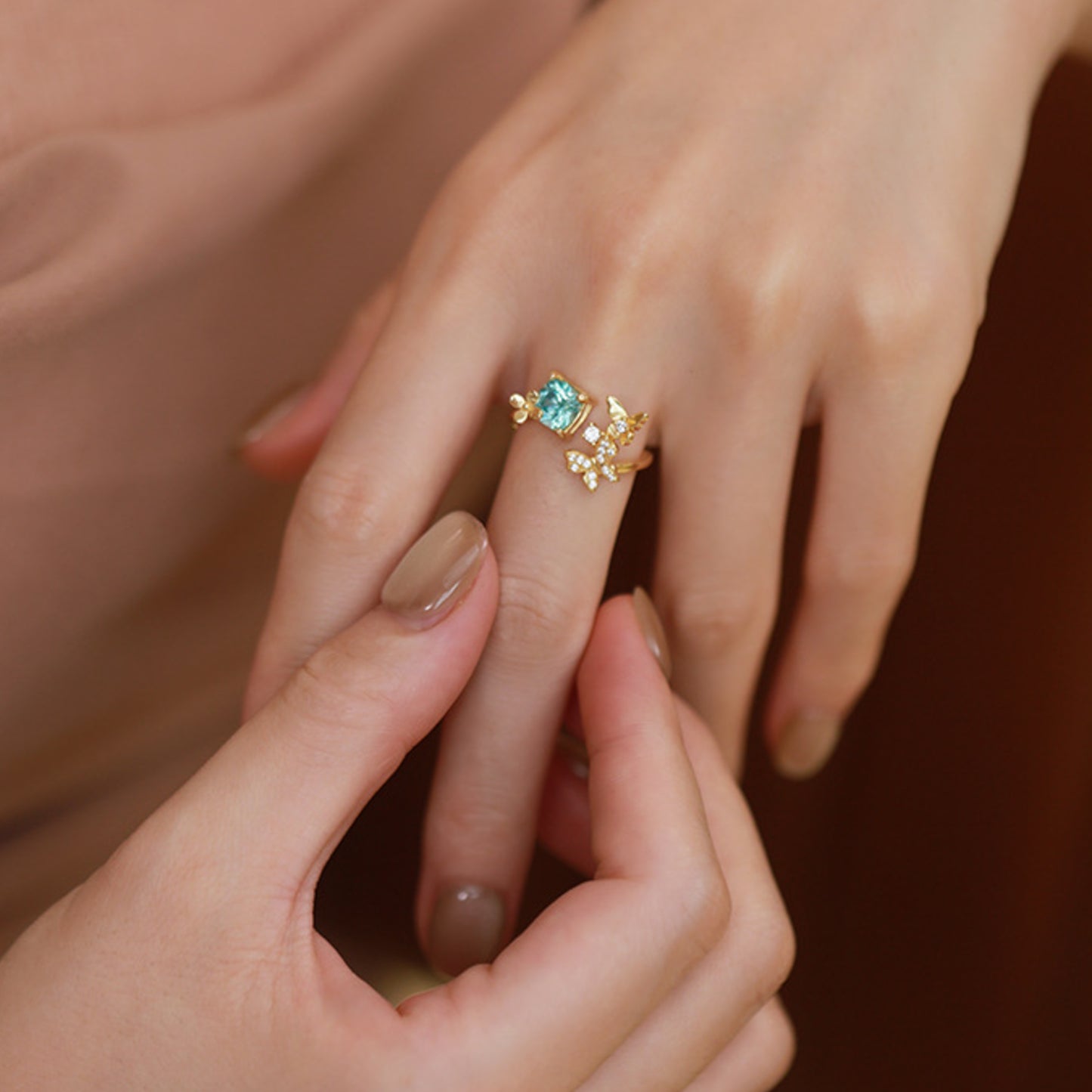 Aurelina Butterfly Ring