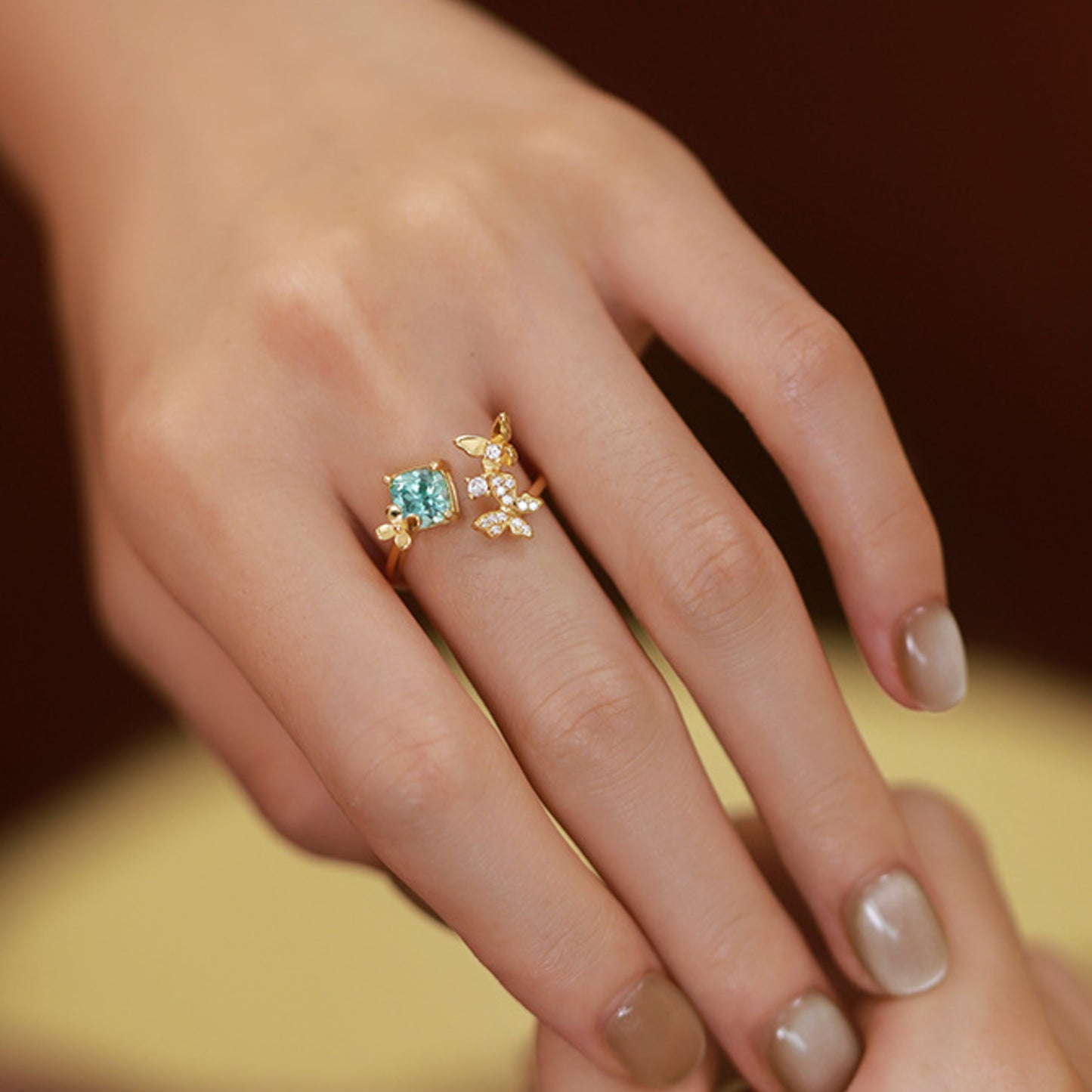 Aurelina Butterfly Ring