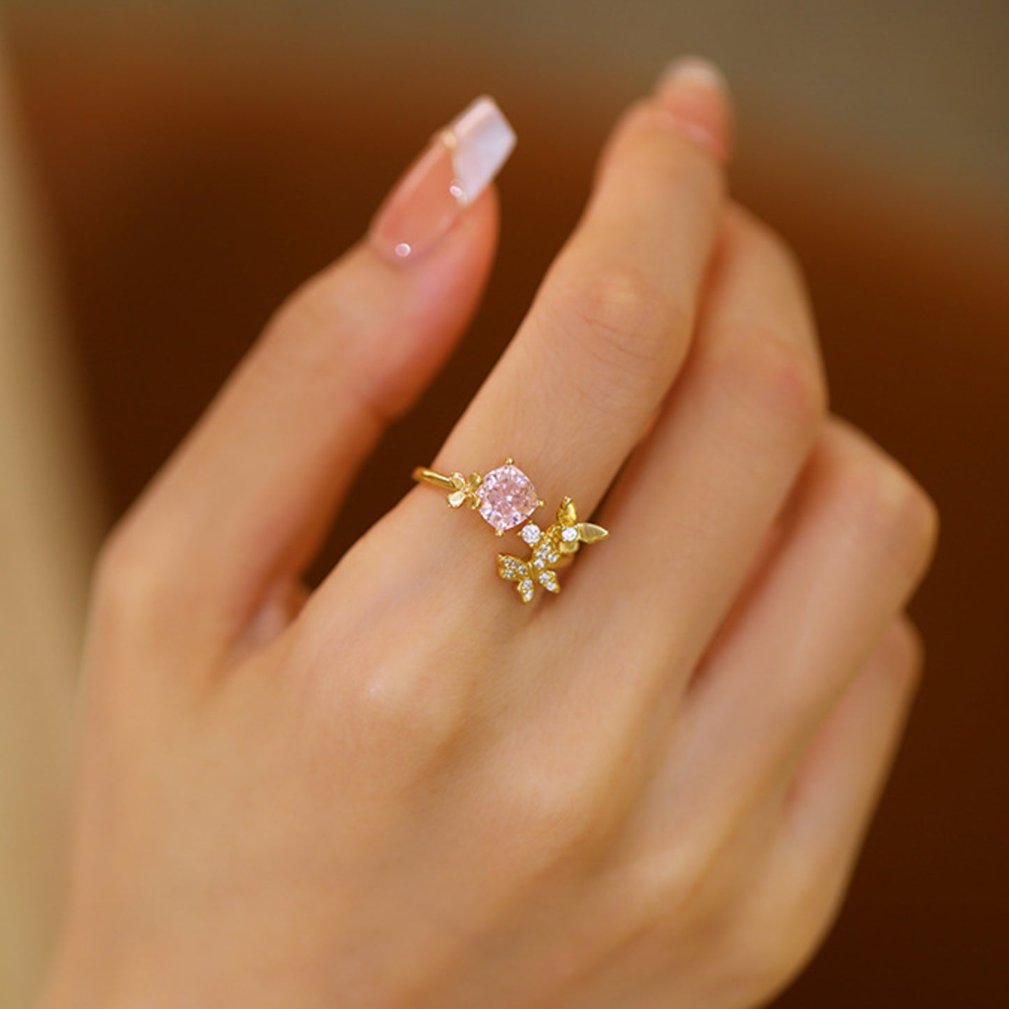 Aurelina Butterfly Ring