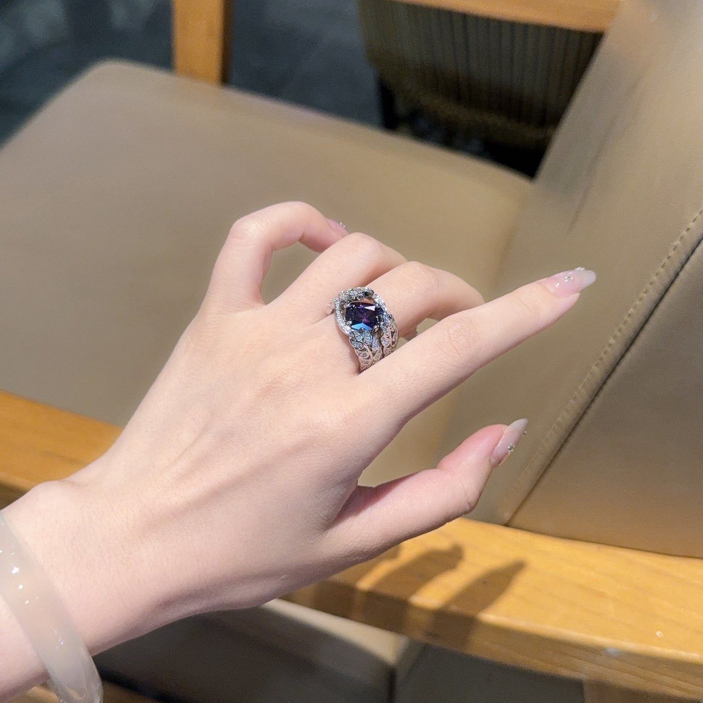 Imperial Amethyst Crown Ring