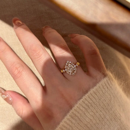 Radiant Lily Petal Ring