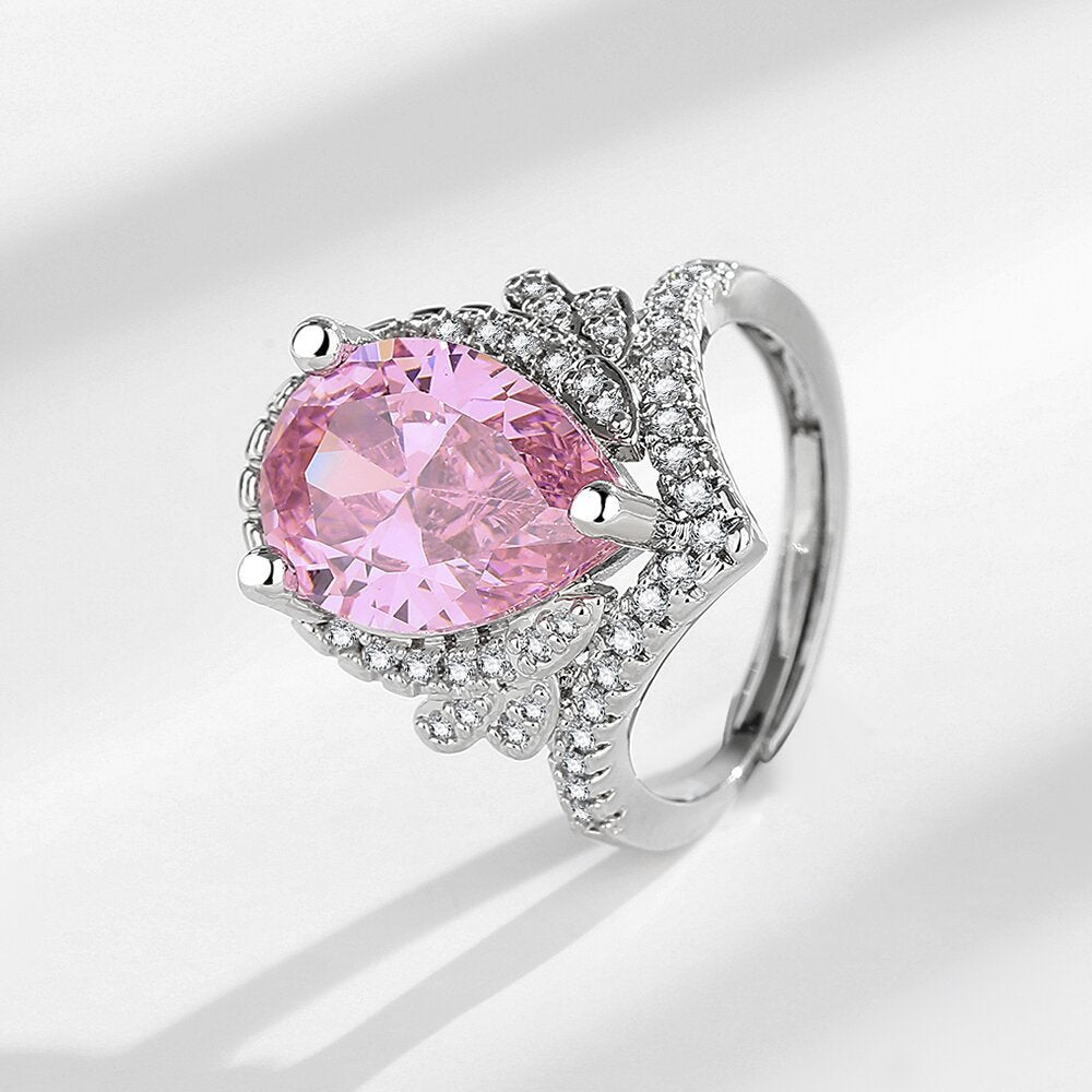 Fuchsia Flare Ring