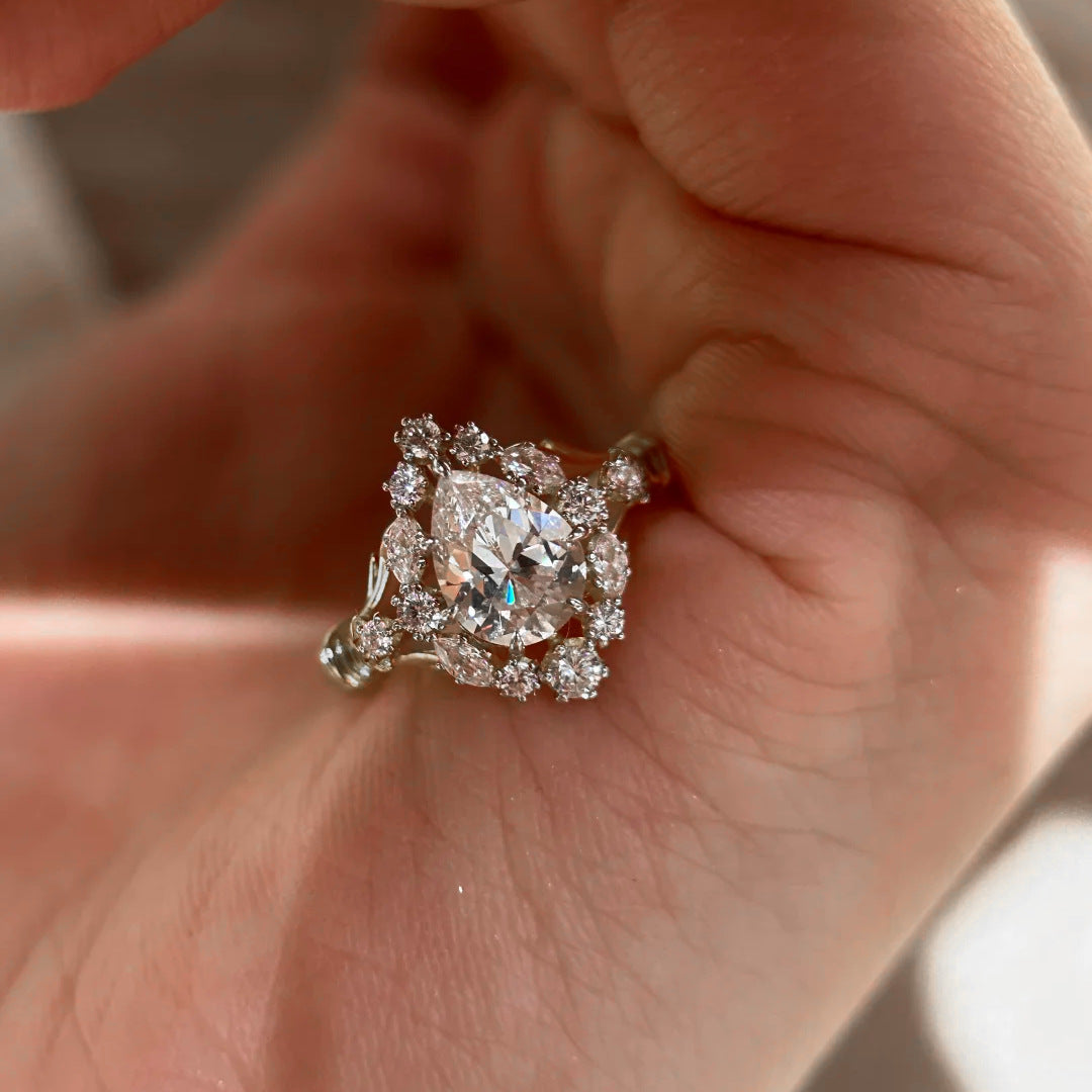 Radiant Lily Petal Ring