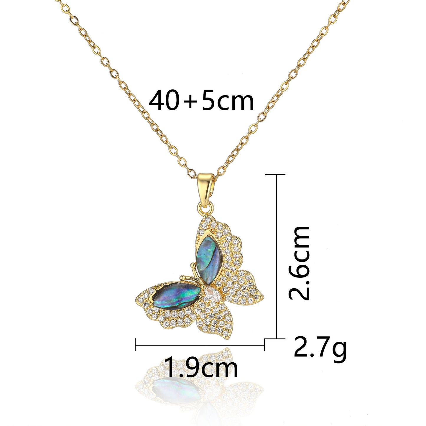 Golden Papillon Neckpiece