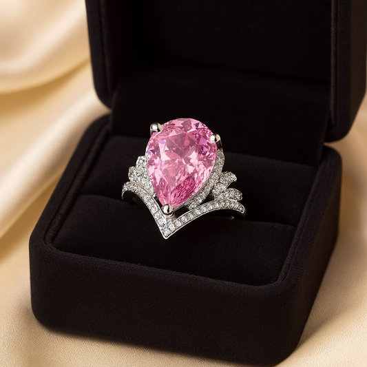 Fuchsia Flare Ring
