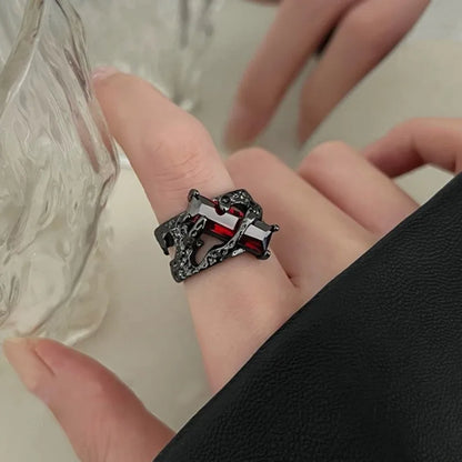 Eclipse Crown - Gothic Gem Rings