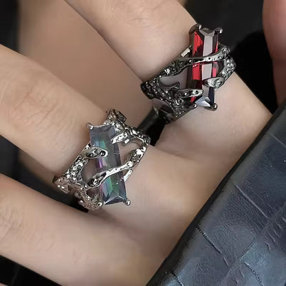 Eclipse Crown - Gothic Gem Rings