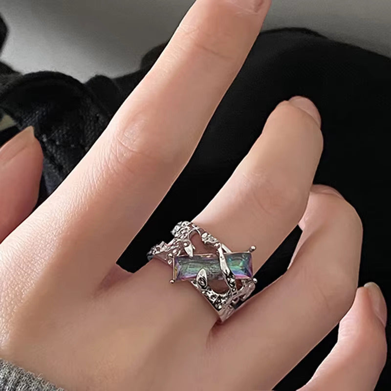 Eclipse Crown - Gothic Gem Rings