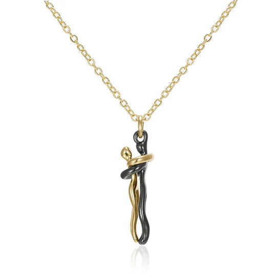 Hugging Pendant Necklace